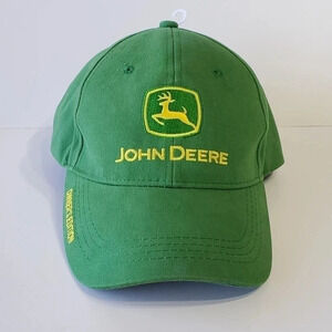 John Deere Baseball Hat Cap Nothing Runs Like A Deere Farm Lawn Tractor